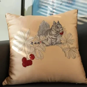 Customized Exquisite Pet Embroidery Pillow